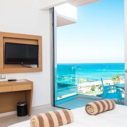 Vrissaki Beach Hotel In Protaras Sea View Bedroom